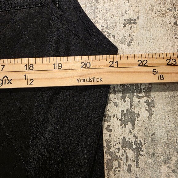 Inspira Flex Zip Front Quilted Vest Black Size Large - Picture 4 of 5